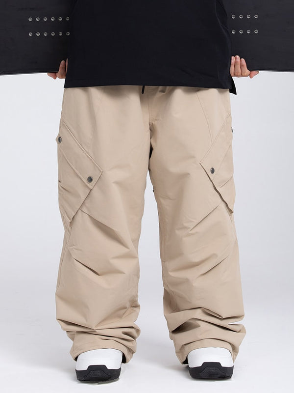 Mountain Chill Damen-Skihose im Baggy-Stil mit 2 praktischen Cargotaschen