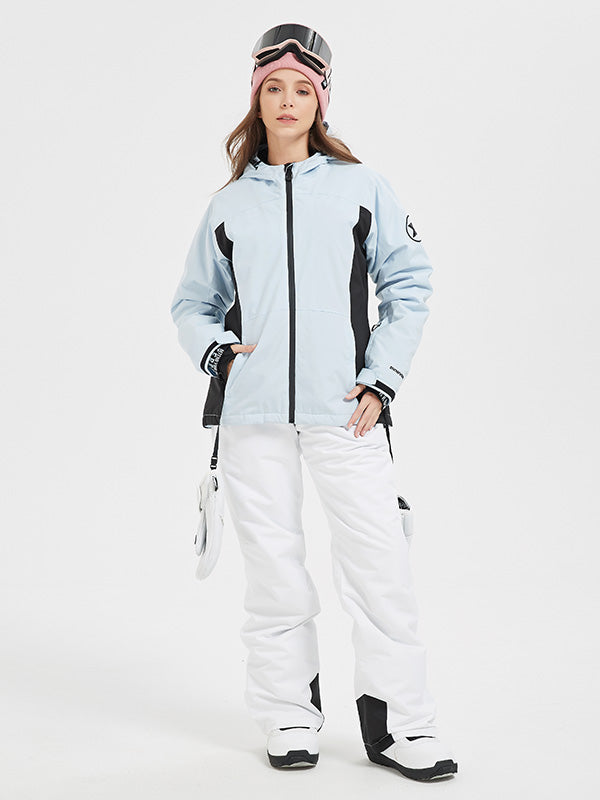 Wasserdichte Skianzug-Sets für Damen im Tiefschnee- und All-Mountain-Bereich