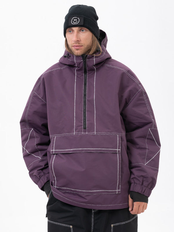 Mountain Vibe Streetstorm Pullover Camo Snowboardjacke für Herren – Ganzjahresjacke