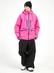 Strapazierfähiger Herren-Schneeanzug von Steeze HypeShred, Baggy Utility Cargo