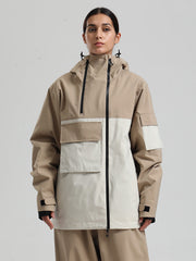 Gsou Snow Terrain Flow FlexZip Hybrid Cargo Snowboardjacke für Damen
