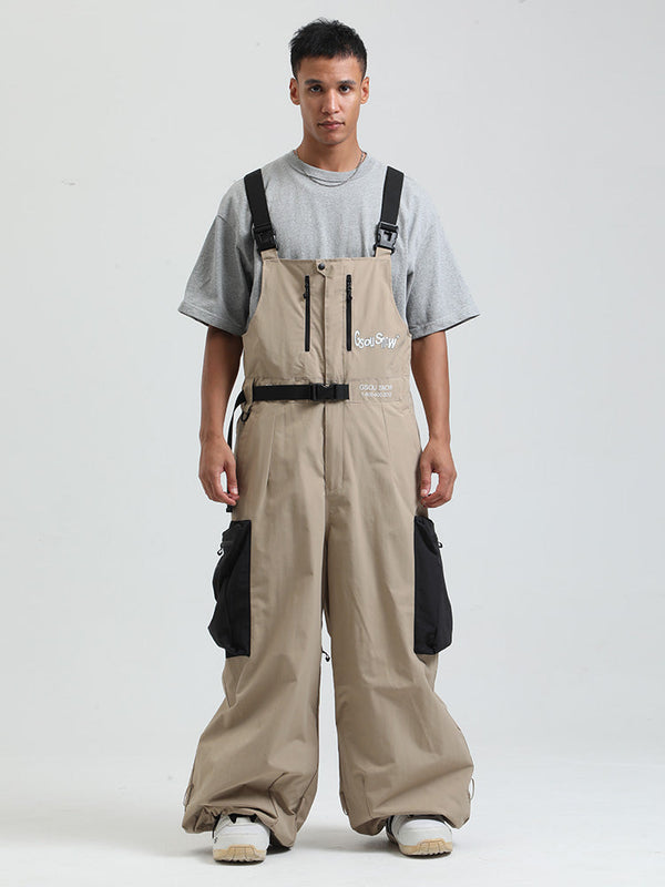 Gsou Snow Alpine Freestyle Extra-Baggy Skihose für Herren
