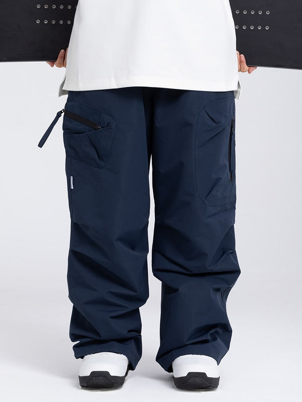 Damen-Skihose „Mountain Expedition“ mit weitem Sitz und seitlichen Cargotaschen