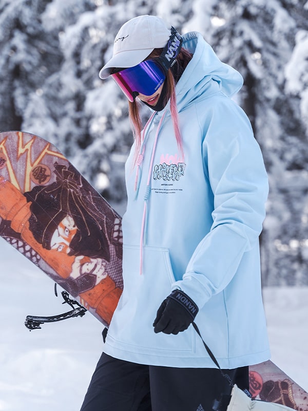 Herren-Snowboard-Hoodie „Nandn Mountain Chill Out Baggy“