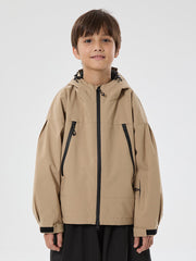 Jungen Schneejacke mit Hasenohren, wasserdicht, wärmend, mit Kapuze