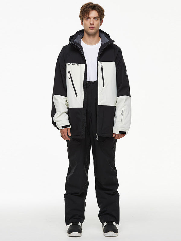Herren-Thermo-Schneejacke und Latzhose für den Backcountry Mountain Explorer
