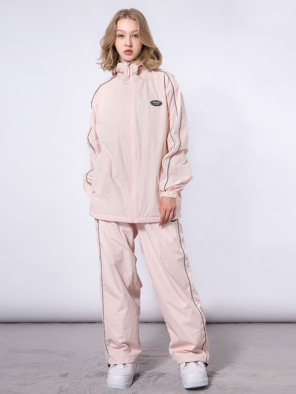 Dook Snow Track Stripe Snowboardjacke und -hose für Damen