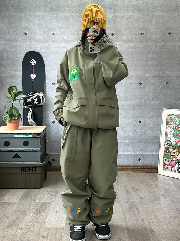 John Snow Street Fusion WIP Baggy Cargo Schneeanzug für Damen