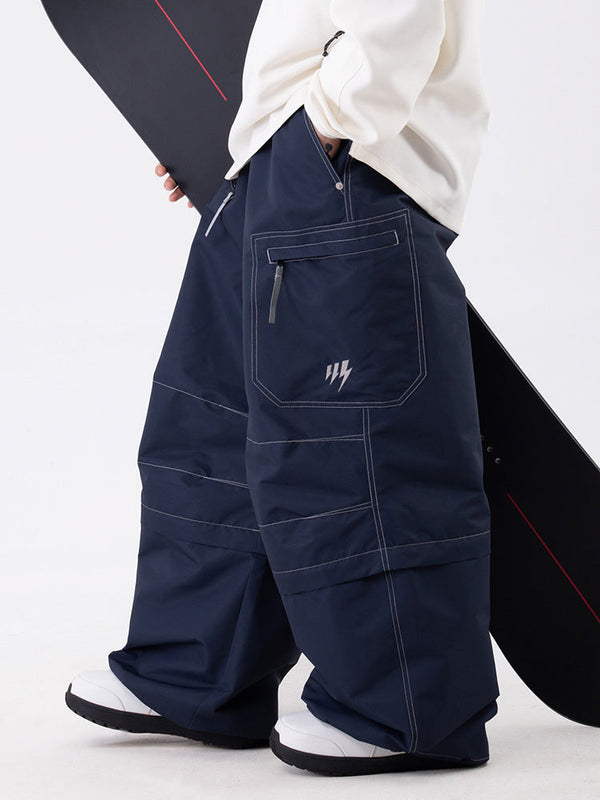 Damen Wild Soul Steeze HypeShred Baggy Utility Cargo Schneehose / Shorts