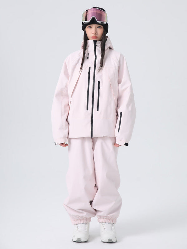 Women's Searipe Unisex Durable Mountain Rider All-Terrain Baggy Snow Suit