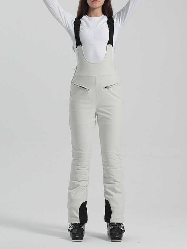 Gsou Snow Elegante Stretch-Skihose mit ausgestelltem Bein für Damen