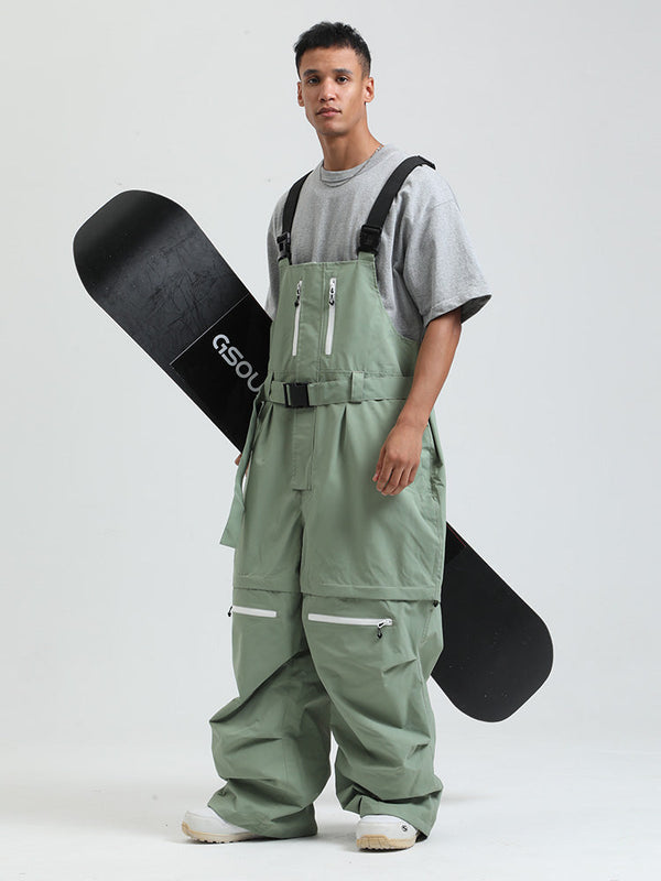 Gsou Snow Mountain Chill Freestyle Baggy Snowboard-Bibs für Herren