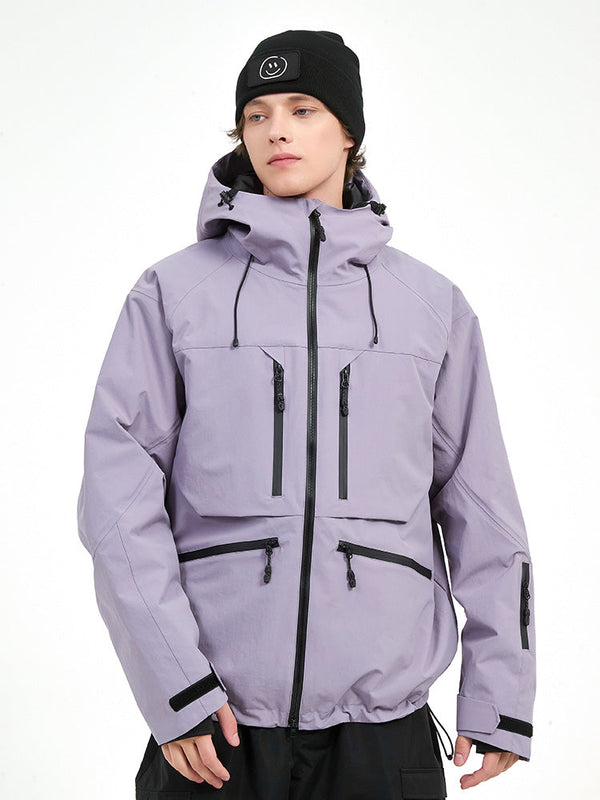 Strapazierfähige Herren-Skijacke von Steeze HypeShred, Baggy Utility Cargo