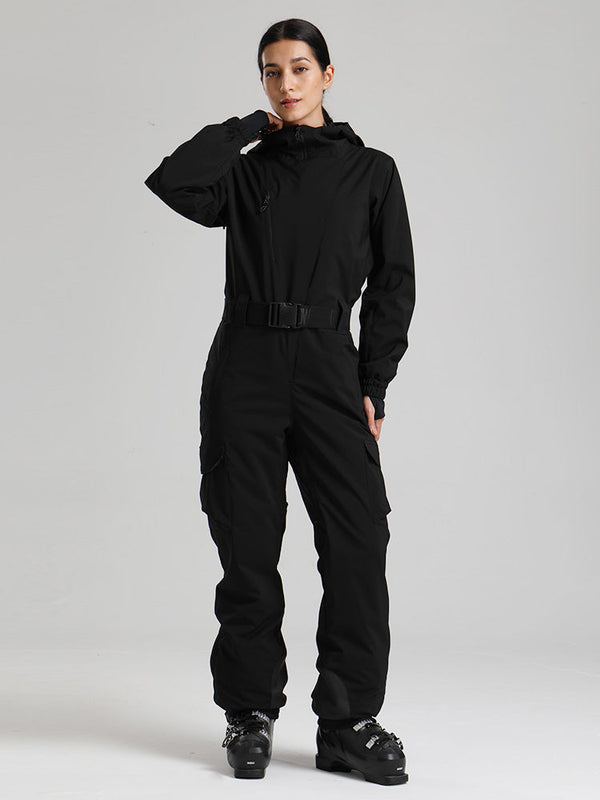 Gsou Snow Alpine Luxe Slim Fit Ganzkörper-Skioverall für Damen