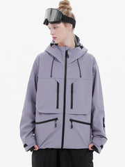 Strapazierfähige, locker sitzende Damen-Cargo-Schneejacke von Steeze HypeShred