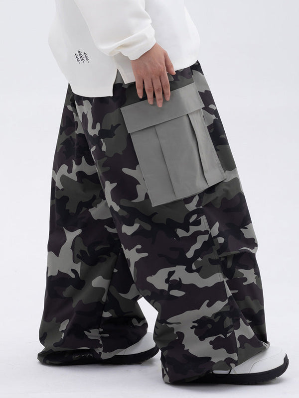 Mountain Chill Freestyle Prime Baggy Camo Snowboardhose für Damen