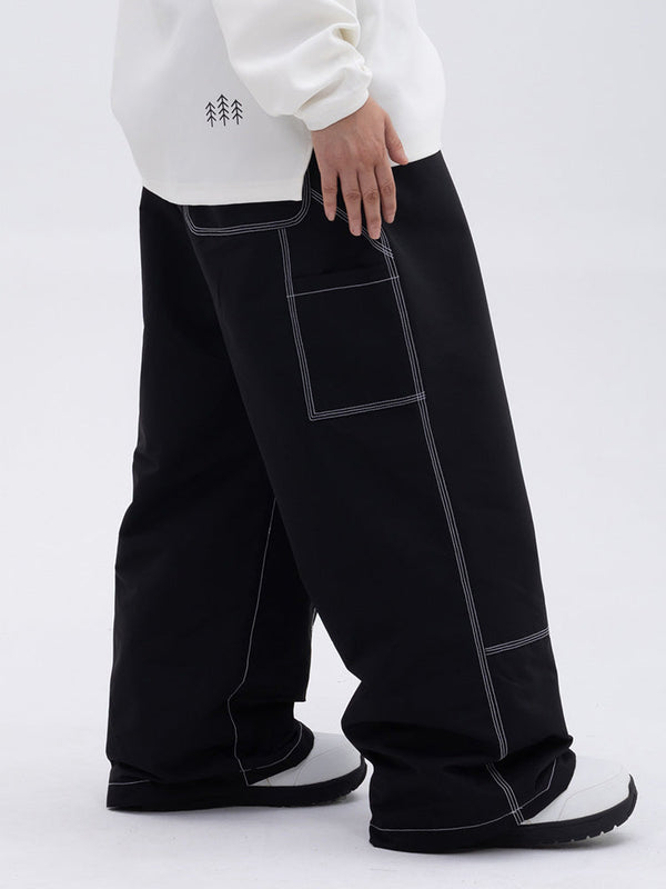 Women's Urban Street Style Freerider Baggy Snow Pants
