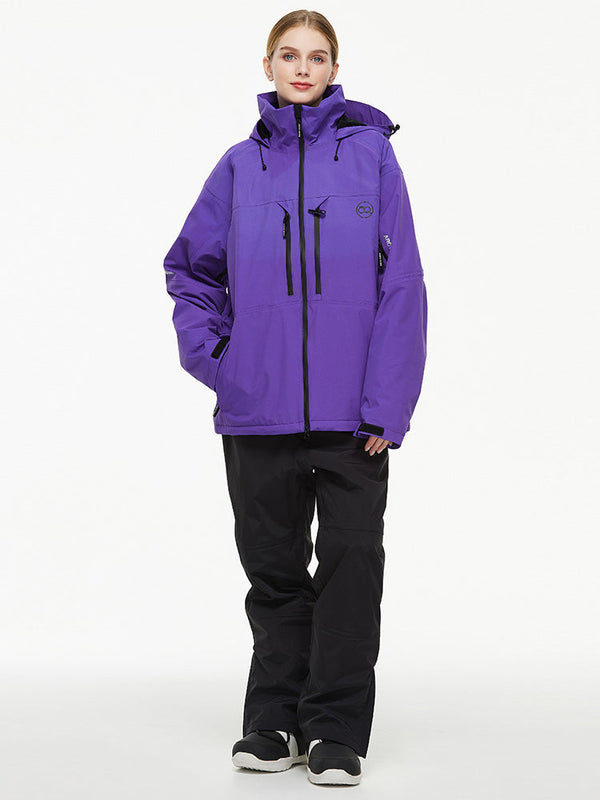 Arctic Queen Mountain Windbreaker Thermo-Schneeanzug für Damen mit Latzhose
