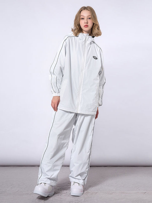 Dook Snow Track Stripe Snowboardjacke und -hose für Damen