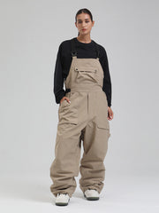 Damen-SnowMaster-Latzhose mit Isolierung und lockerem Schnitt