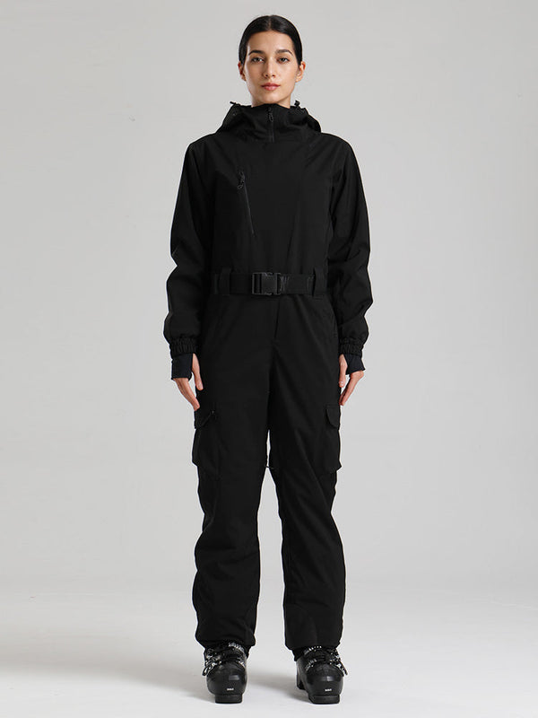 Gsou Snow Alpine Luxe Slim Fit Ganzkörper-Skioverall für Damen