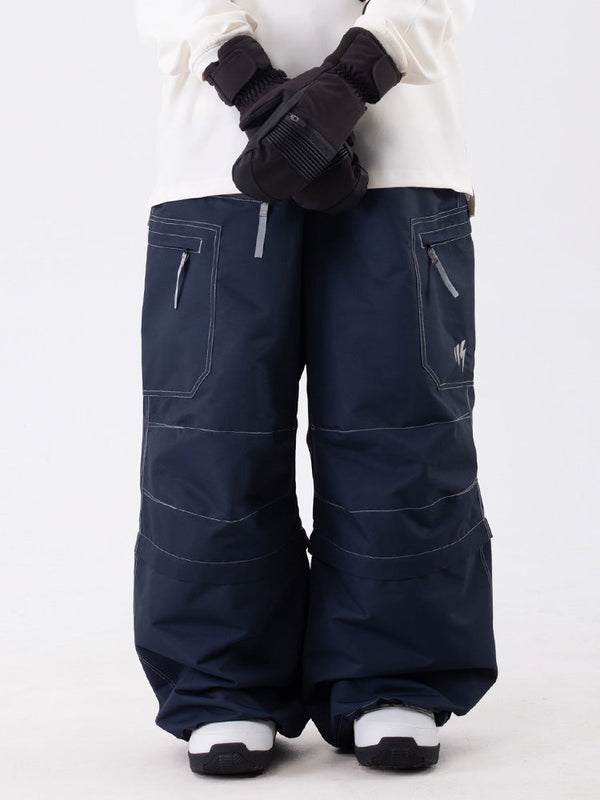 Damen Wild Soul Steeze HypeShred Baggy Utility Cargo Schneehose / Shorts