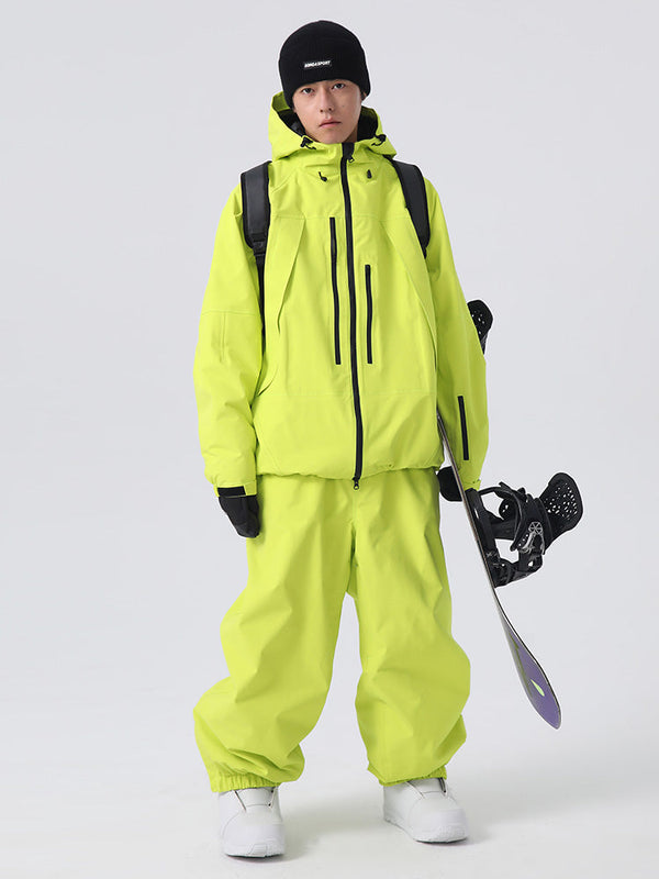 Men's Searipe Unisex Durable Mountain Rider All-Terrain Baggy Snow Suit