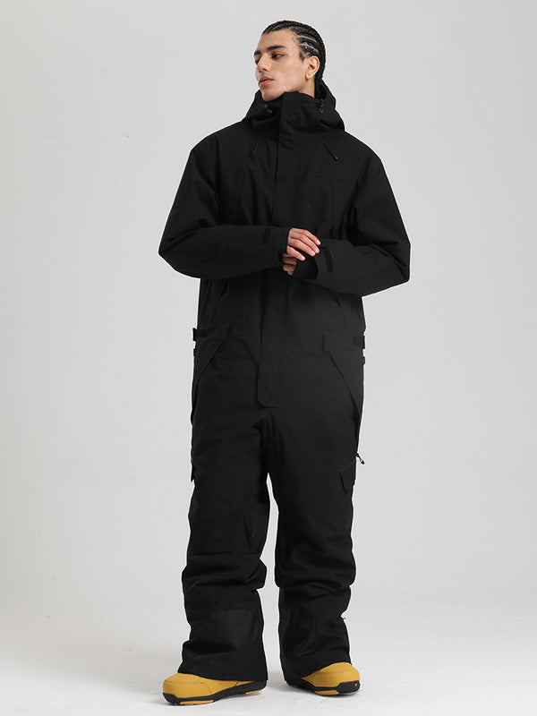 Herren Backcountry Explorer Einteiler Cargo-Skianzug Ganzkörper-Schneeanzug