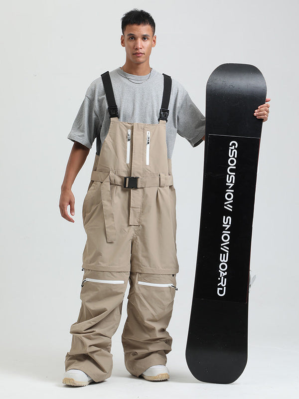 Men's Gsou Snow Mountain Chill Freestyle Baggy Snowboard Bibs