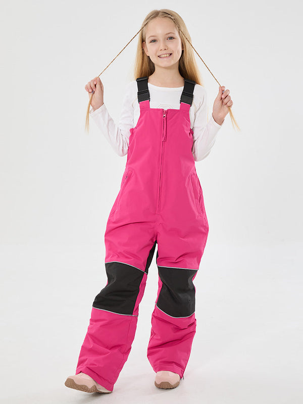 Mädchen Winter Trek Light Reflektierende Knieschützer Wasserdichte Isolierte Schneelatzhose