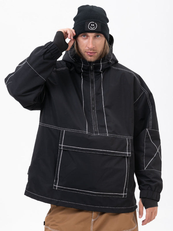 Mountain Vibe Streetstorm Pullover Camo Snowboardjacke für Herren – Ganzjahresjacke