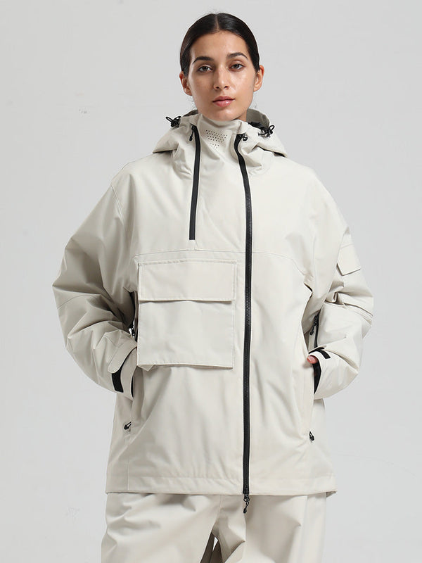 Gsou Snow Terrain Flow FlexZip Hybrid Cargo Snowboardjacke für Damen