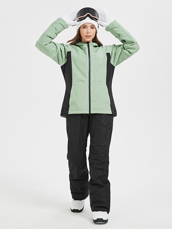 Wasserdichte Skianzug-Sets für Damen im Tiefschnee- und All-Mountain-Bereich