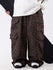 Wild Soul Steeze ParkRider Herren-Skihose mit mehreren Taschen, Utility-Schneehose, Baggy-Schneehose