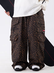 Wild Soul Steeze ParkRider Herren-Skihose mit mehreren Taschen, Utility-Schneehose, Baggy-Schneehose