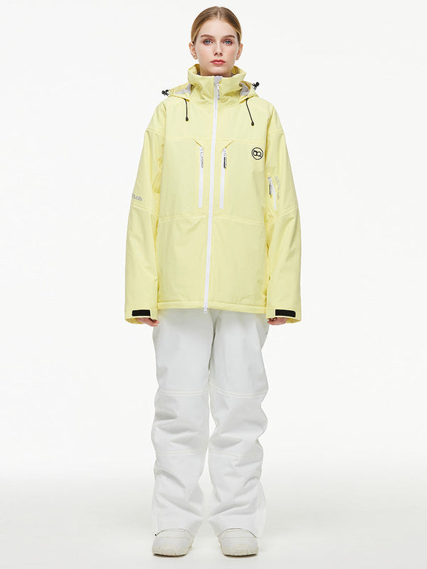 Arctic Queen Mountain Windbreaker Thermo-Schneeanzug für Damen mit Latzhose