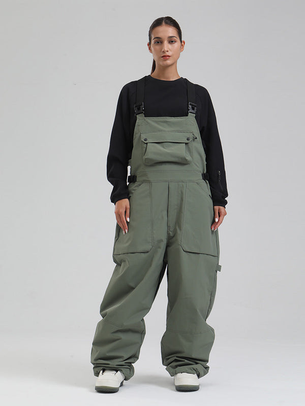 Damen-SnowMaster-Latzhose mit Isolierung und lockerem Schnitt