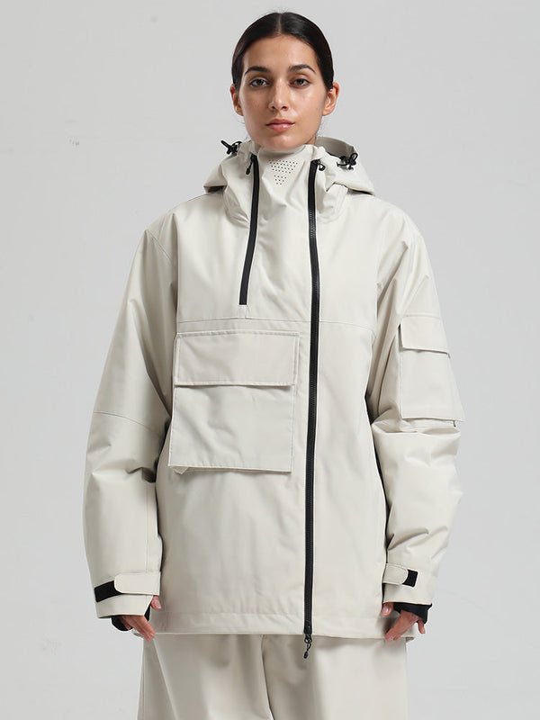 Women's Gsou Snow Terrain Flow FlexZip Hybrid Cargo Snowboard Jacket