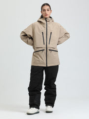 Gsou Damen-Schneeanzug, robust, Bergprofi, Allzweck, Cargo-Schneeanzug