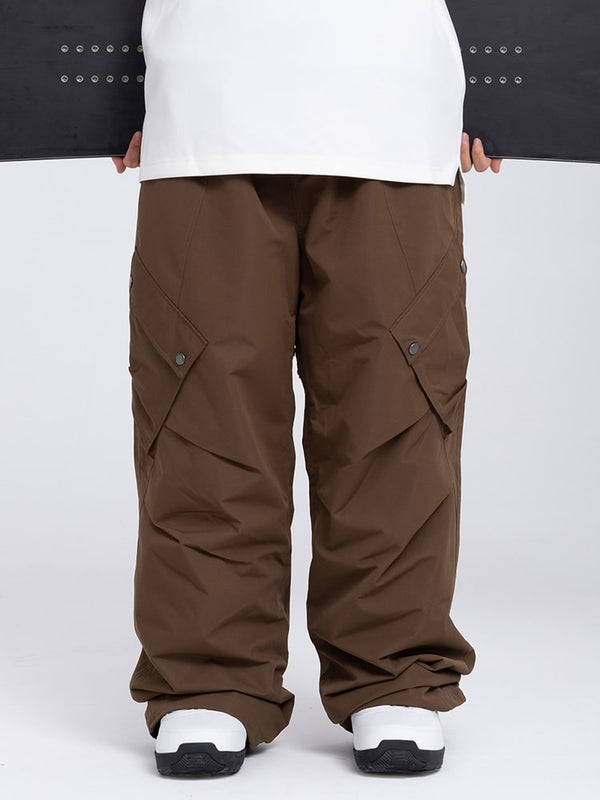 Mountain Chill Damen-Skihose im Baggy-Stil mit 2 praktischen Cargotaschen