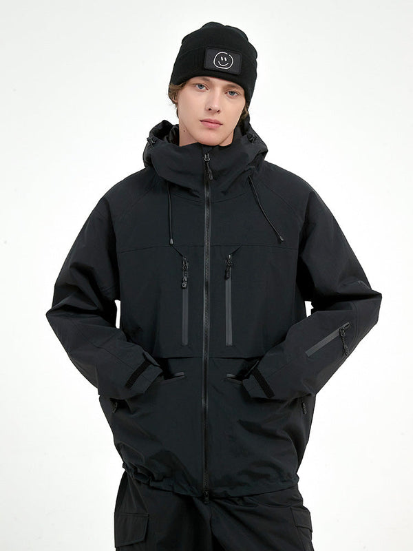 Strapazierfähige Herren-Skijacke von Steeze HypeShred, Baggy Utility Cargo