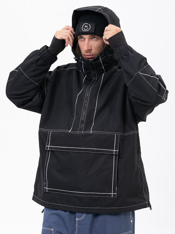 Mountain Vibe Streetstorm Pullover Camo Snowboardjacke für Herren – Ganzjahresjacke