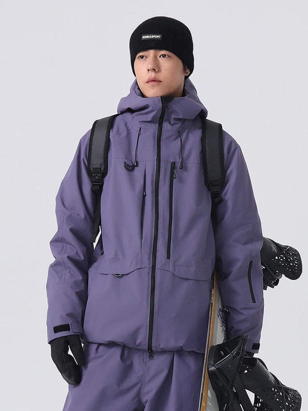 Men's Searipe Unisex All-Weather Mountain Rider Backcountry Utility Snow Jacket