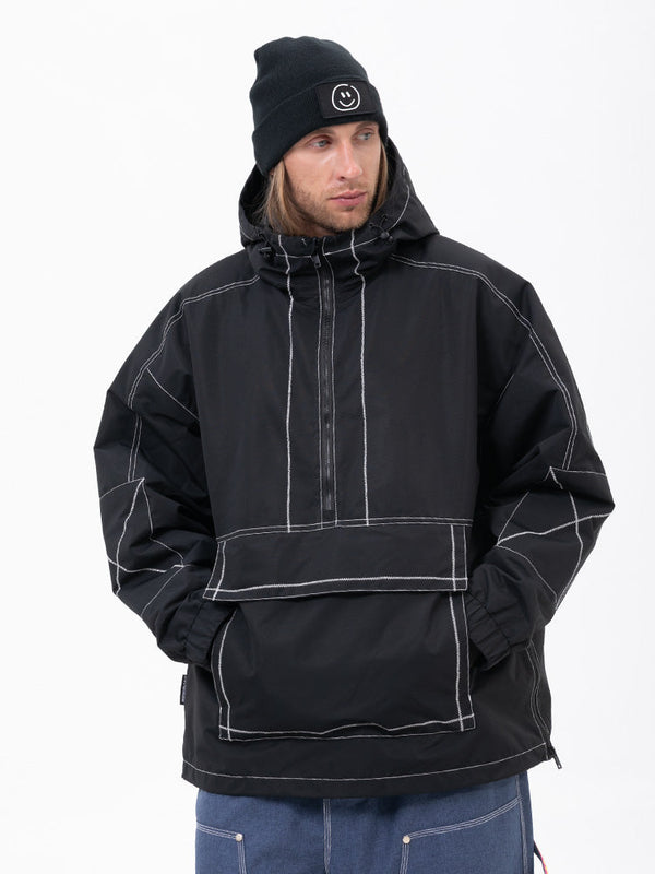 Mountain Vibe Streetstorm Pullover Camo Snowboardjacke für Herren – Ganzjahresjacke