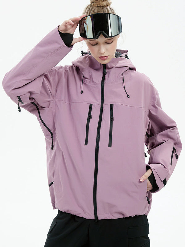Strapazierfähige Mountain Pro Allwetter-Thermo-Schneejacke für Damen, 3 Lagen