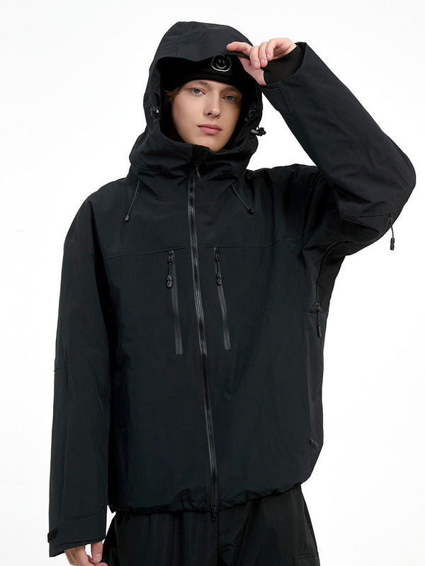 Robuste Mountain Pro Allwetter-Thermo-Schneejacke für Herren, 3-lagig