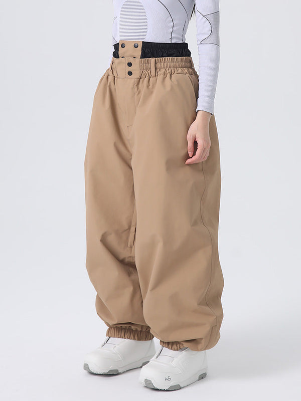 Men's Searipe Durable Mountain Rider All-Terrain Baggy Snow Pants