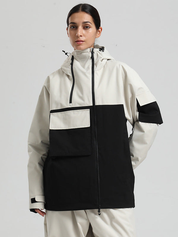 Women's Gsou Snow Terrain Flow FlexZip Hybrid Cargo Snowboard Jacket