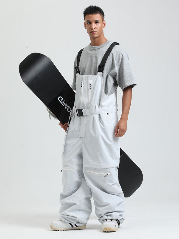 Men's Gsou Snow Mountain Chill Freestyle Baggy Snowboard Bibs