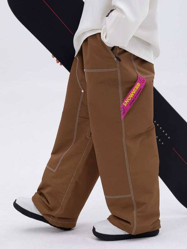 Men's Urban Street Style Freerider Baggy Snow Pants